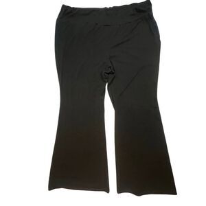 SHEIN Curve Pants Womens 4X Black Leggings Athleisure Workout Casual Bootcut